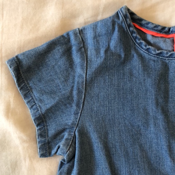 NWT Mini Boden Mid Vintage Denim Dress - 4-5Y - Picture 3 of 8